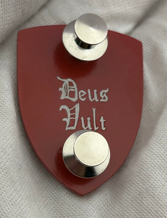 Deus Vult Shield Lapel Pin - LIMITED EDITION